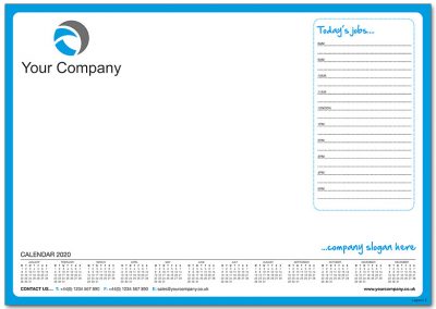 Template 2 with Calendar and Todays Jobs
