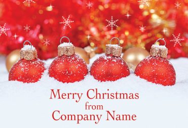 1667 - Four in a Row Branded Christmas Card