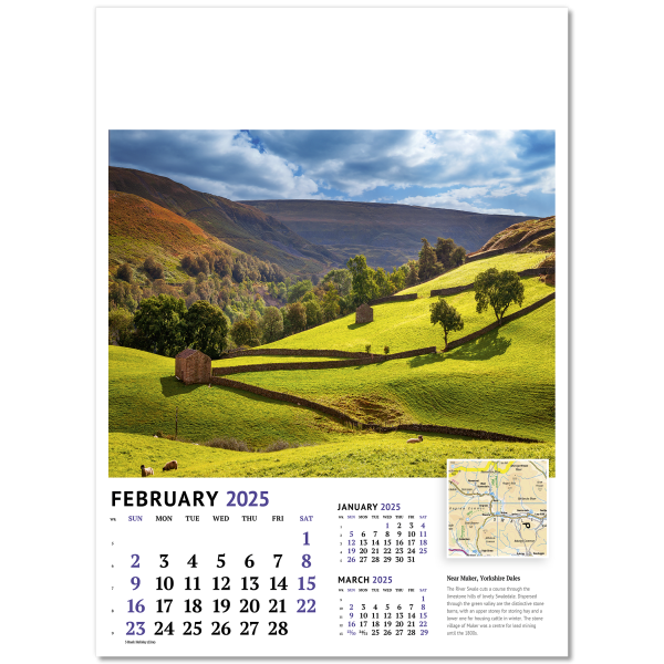 Britain in Pictures Wall Calendar