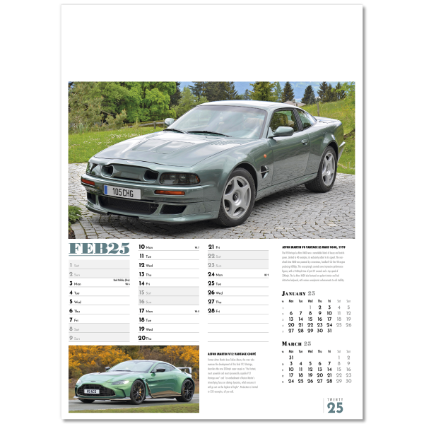 Collector's Cars Wall Calendar