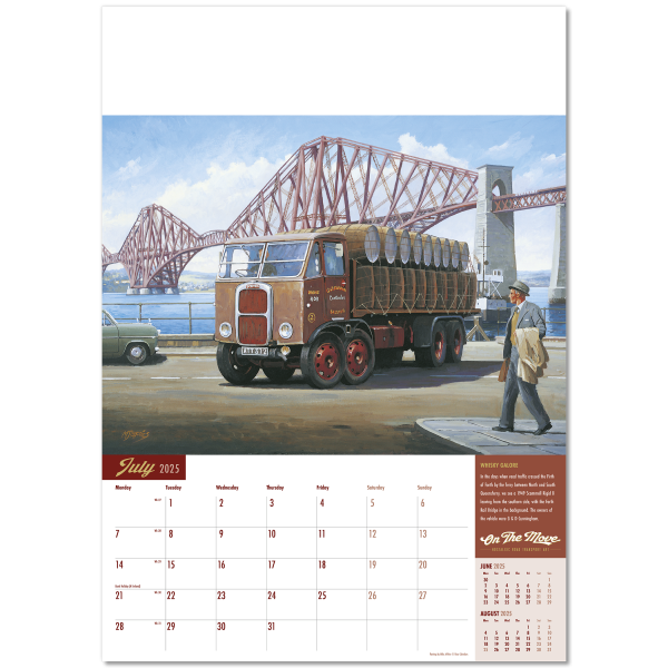 On the Move Wall Calendar