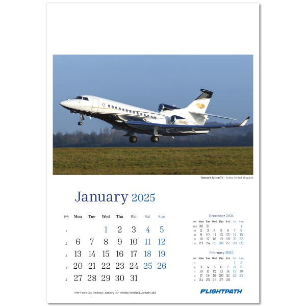 Flightpath Wall Calendar