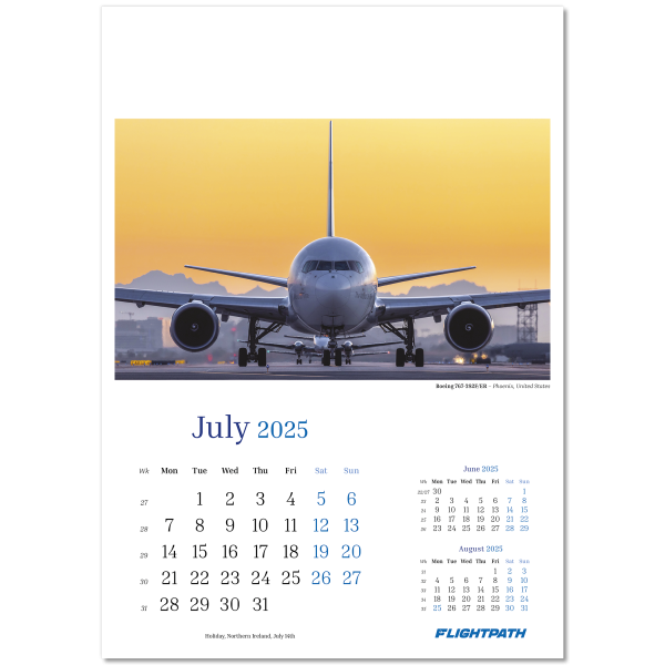 Flightpath Wall Calendar