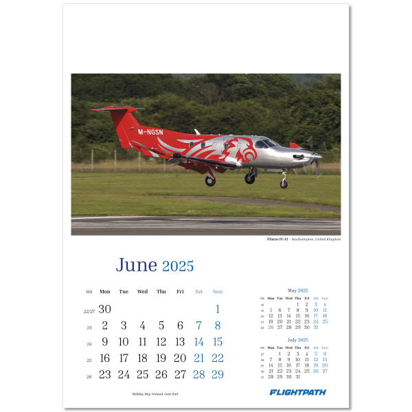 Flightpath Wall Calendar