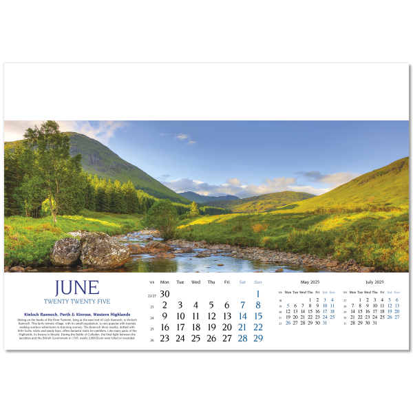 Images of Scotland Wall Calendar