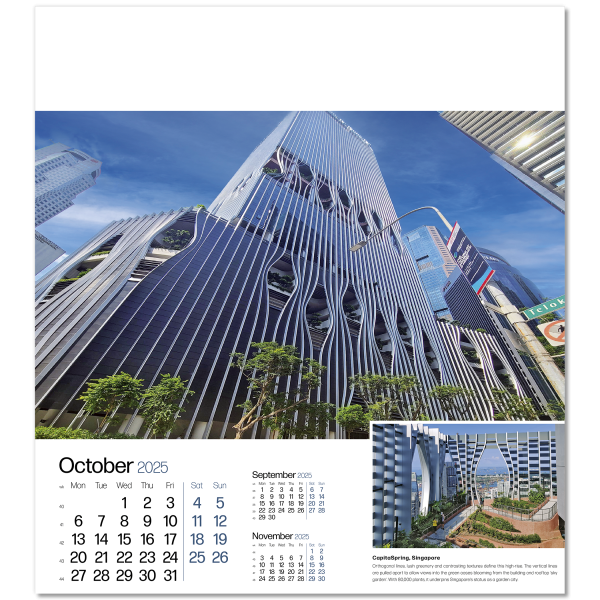 Megastructures Wall Calendar