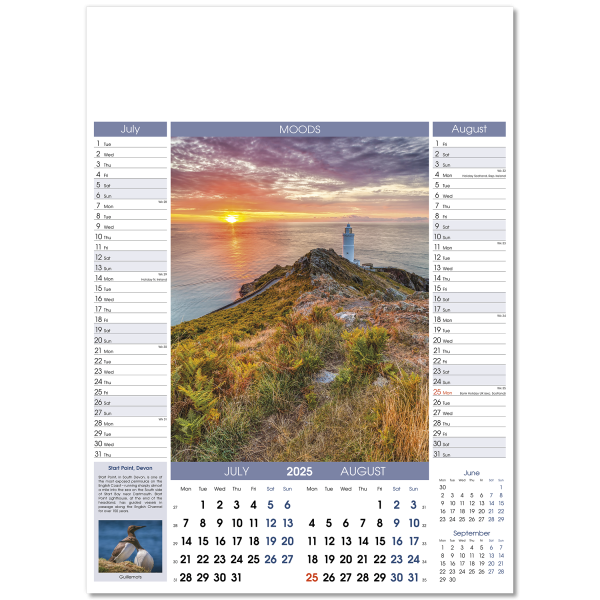 Moods Wall Calendar