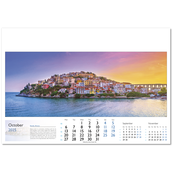 World in View Wall Calendar