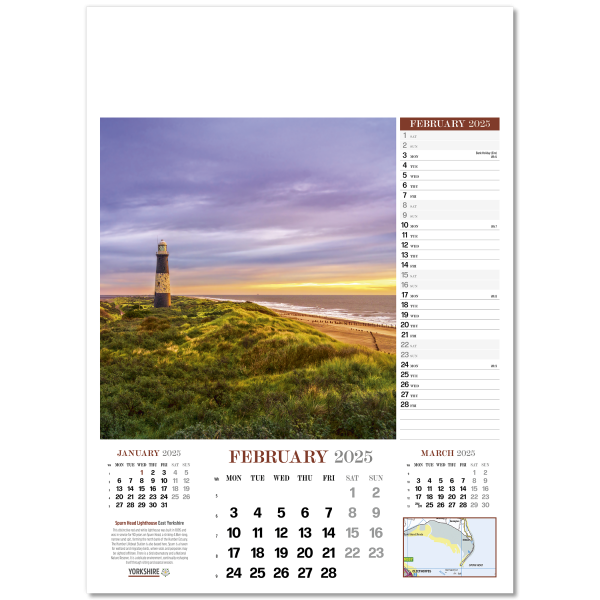 Yorkshire Glory Wall Calendar