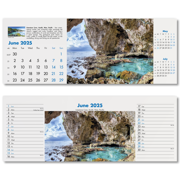 Blue Planet Desk Calendar