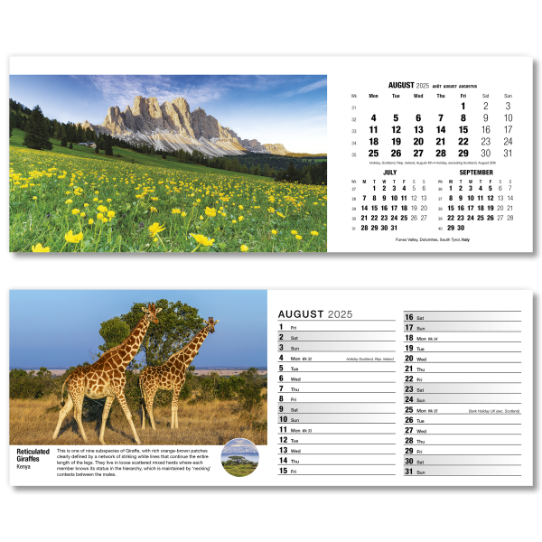 Our World in Trust Desk Calendar