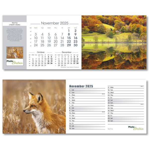 Photo Britain Desk Calendar