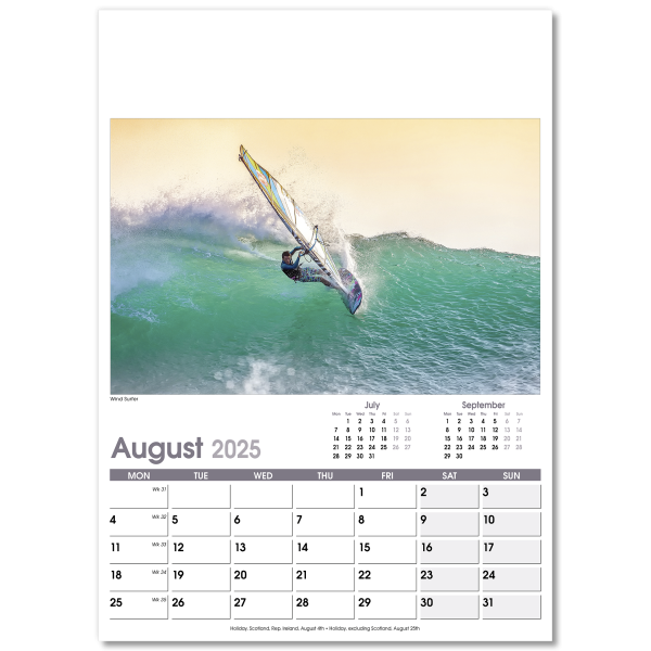 On the Move Wall Calendar - 13 Leaf